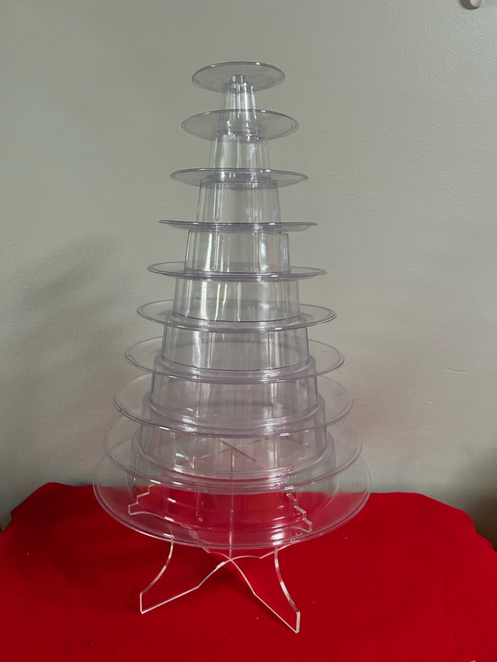 Macaron 10 tier tower with stand